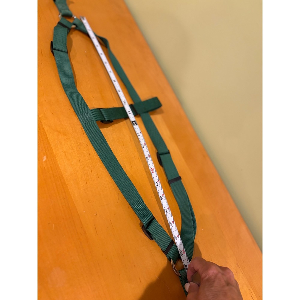 TUFF Forest Green Adjustable Nylon Dog Harness Large Breed Labrador Golden Etc - Picture 6 of 6